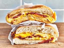Bacon egg and cheese sandiwch